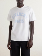 Givenchy - Logo-Embroidered Cotton-Jersey T-Shirt - White