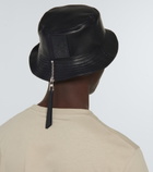Loewe - Anagram leather bucket hat