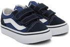 Vans Baby Navy & Blue Old Skool V Sneakers