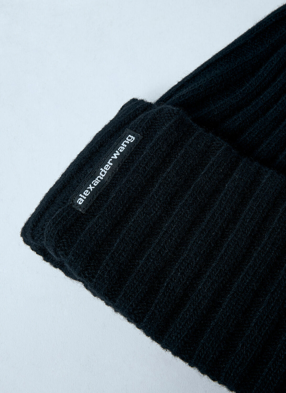 Alexander Wang Logo Patch Beanie Hat