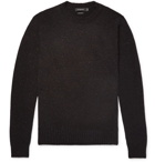Ermenegildo Zegna - Slim-Fit Mélange Cashmere Sweater - Men - Dark brown
