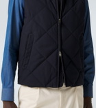 Canali Quilted puffer vest