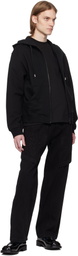 ADER error Black Sig; TRS Tag 01 Zip-Up Hoodie