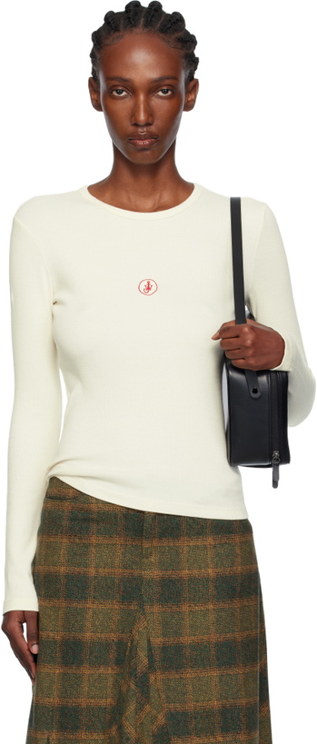 Photo: JW Anderson Off-White Anchor Embroidery Underpinning T-shirt