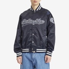 A Bathing Ape Men's Baseball Varsity Jacket in Navy