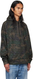 Valentino Khaki Camouflage Hoodie