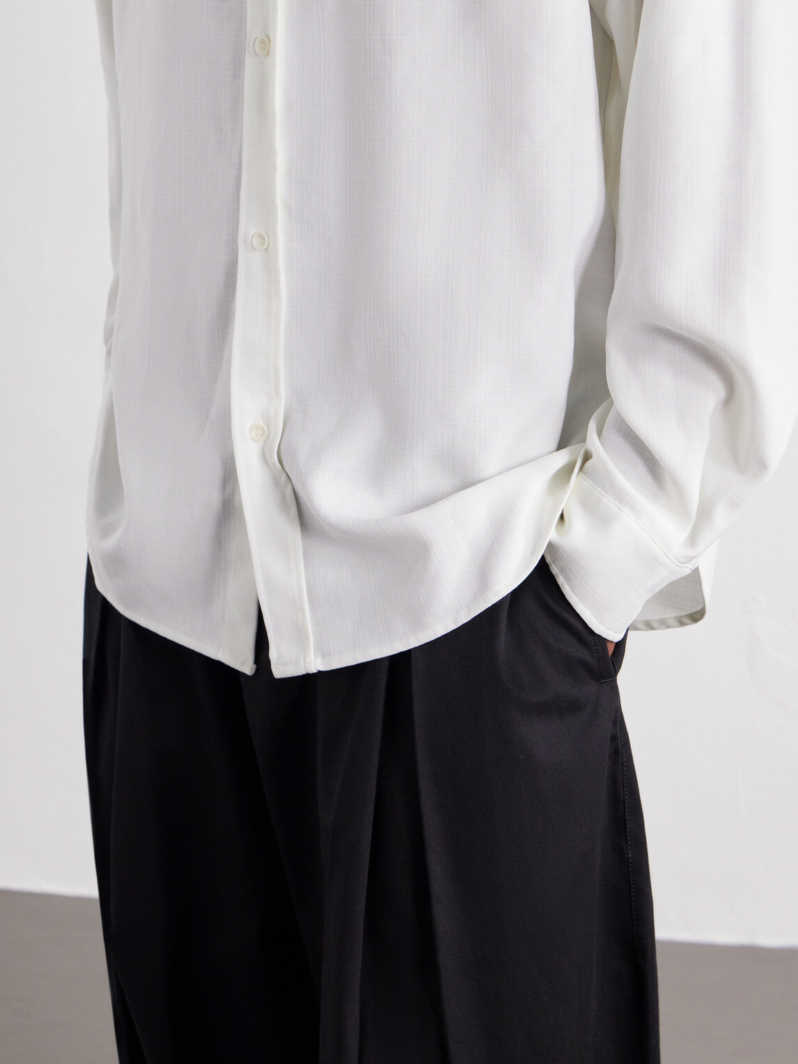 SAGE NATION - Chisholm Poplin Shirt - Neutrals