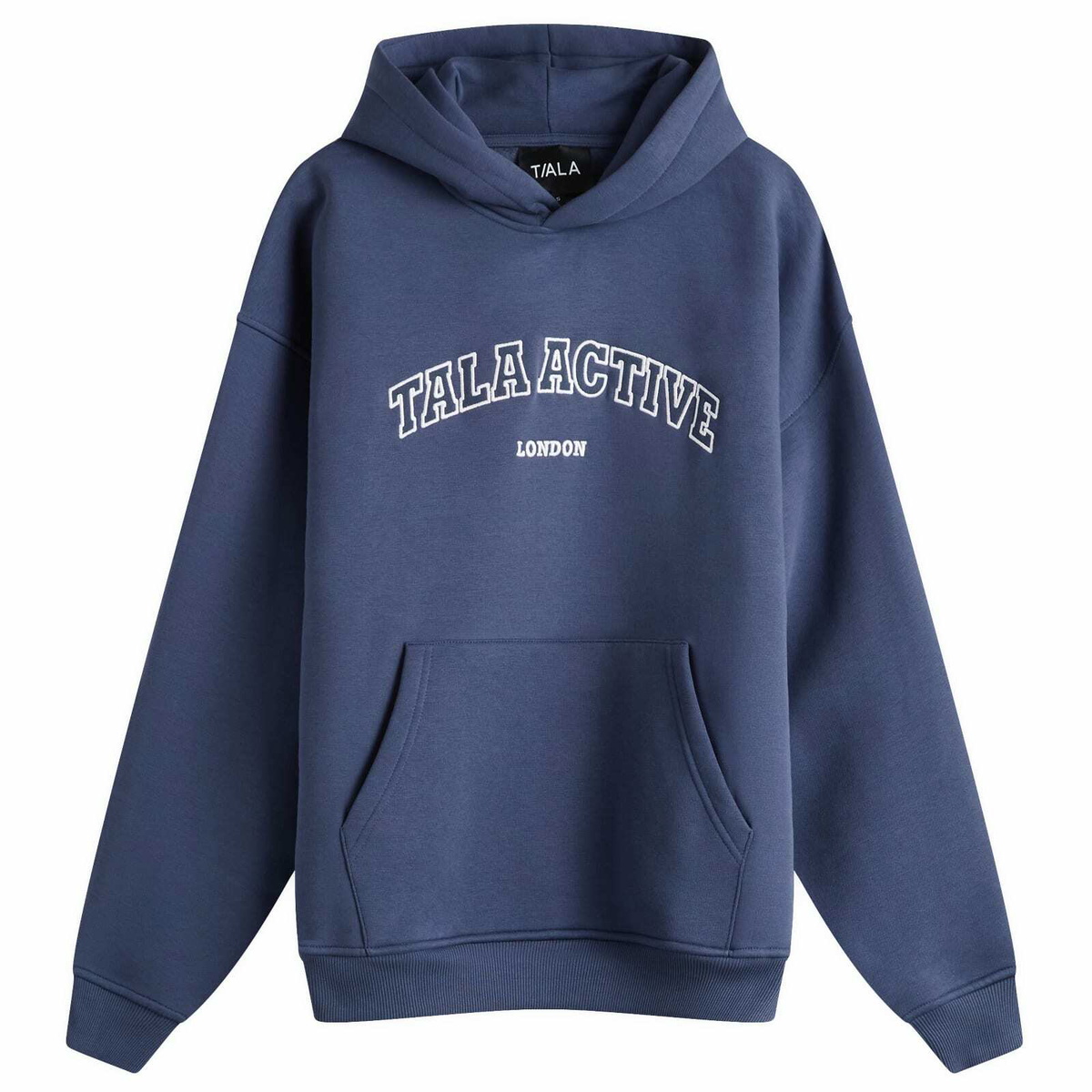 TALA Women's Oversized Active Logo Hooded Sweatshirt in Vintage Blue