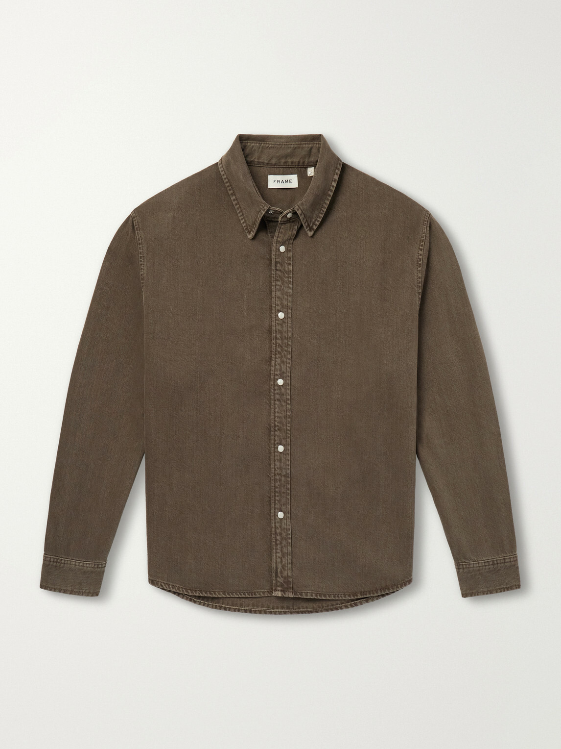 FRAME - Denim Overshirt - Brown