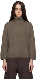 Mark Kenly Domino Tan Studio Brown Karlotta Turtleneck