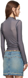 KNWLS Navy Halcyon Long Sleeve T-Shirt