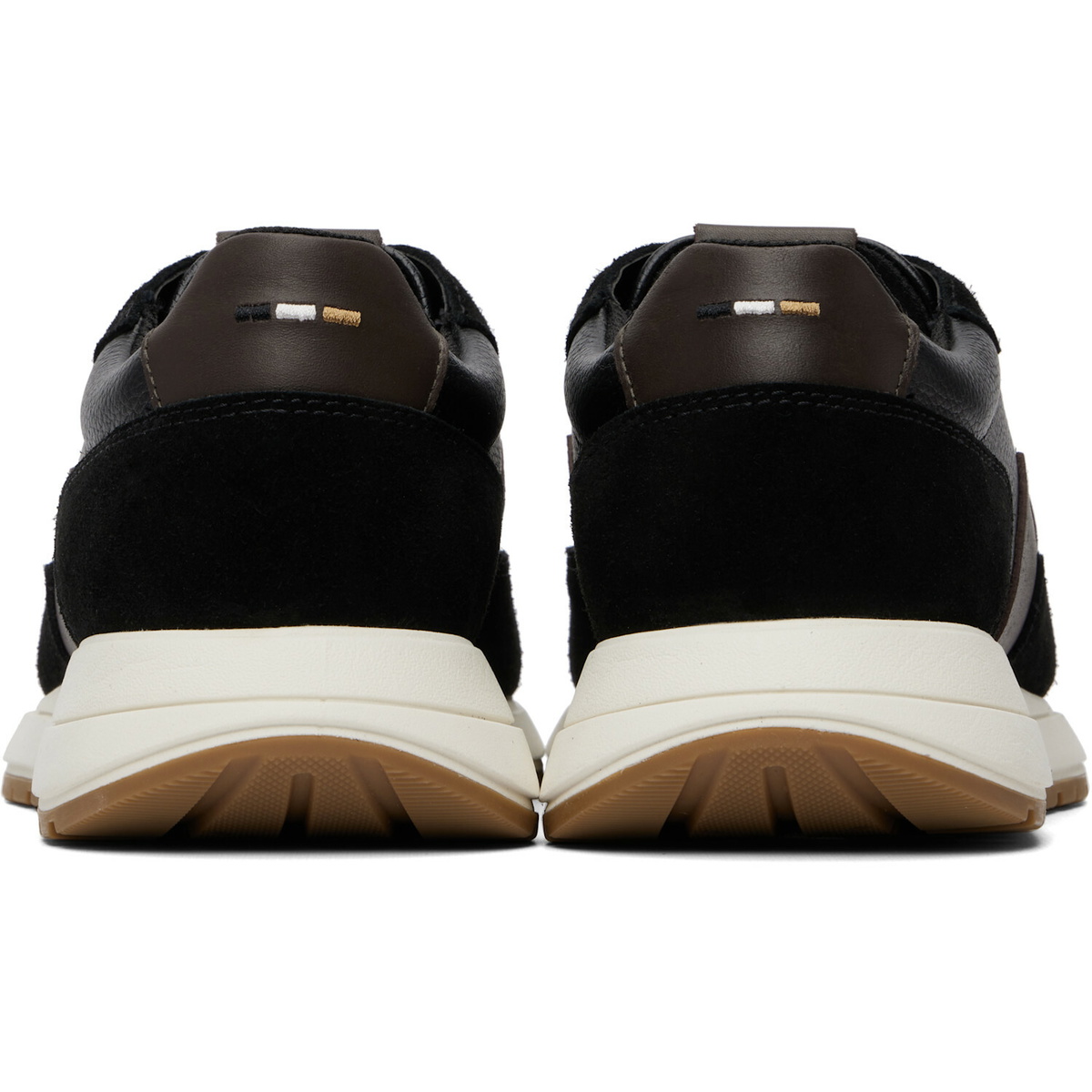 BOSS Black Leather Sneakers
