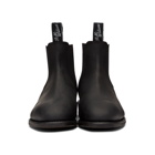 R.M. Williams Black Oily Fern Comfort Craftsman Chelsea Boots
