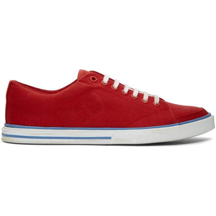Photo: Balenciaga Red Match Low Sneakers