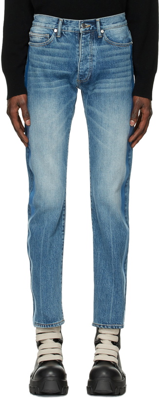 Photo: Rhude Blue Stripe Jeans