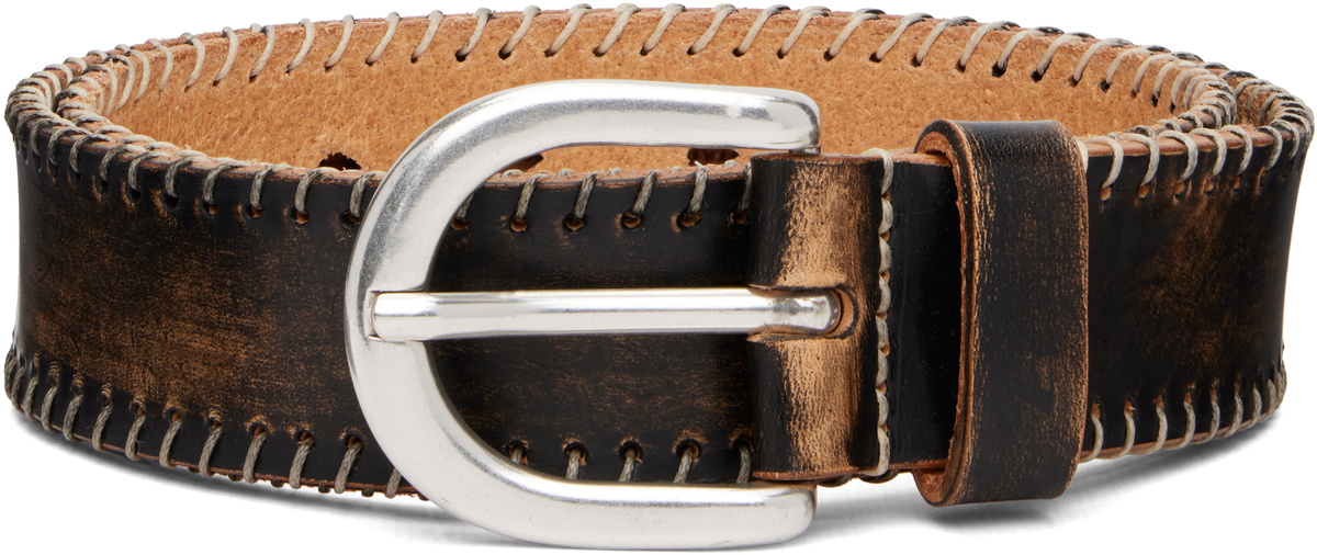 OUR LEGACY Black Twin Tongue Belt Our Legacy