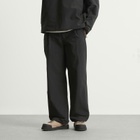 Hiking Patrol Men's Waypoint Ripstop Pleated Trousers in Charcoal Black