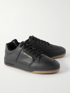 SAINT LAURENT - SL/61 Perforated Leather Sneakers - Black
