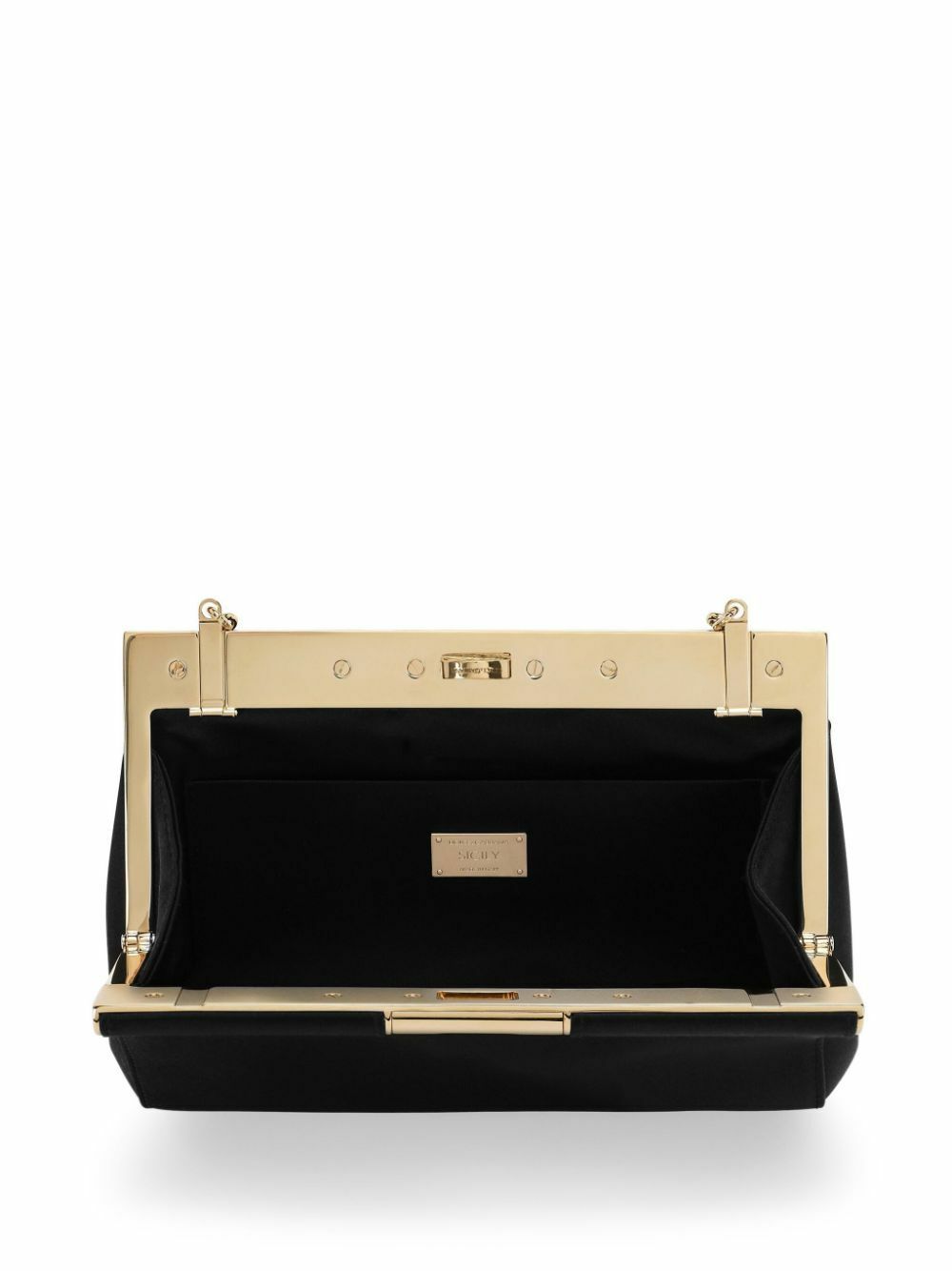 クラッチバッグ DOLCE & GABBANA MARLENE SMALL CHAIN CLUTCH IN SATIN Dolce&Gabbana Marlene Small Embellished Clutch Bag | Neiman