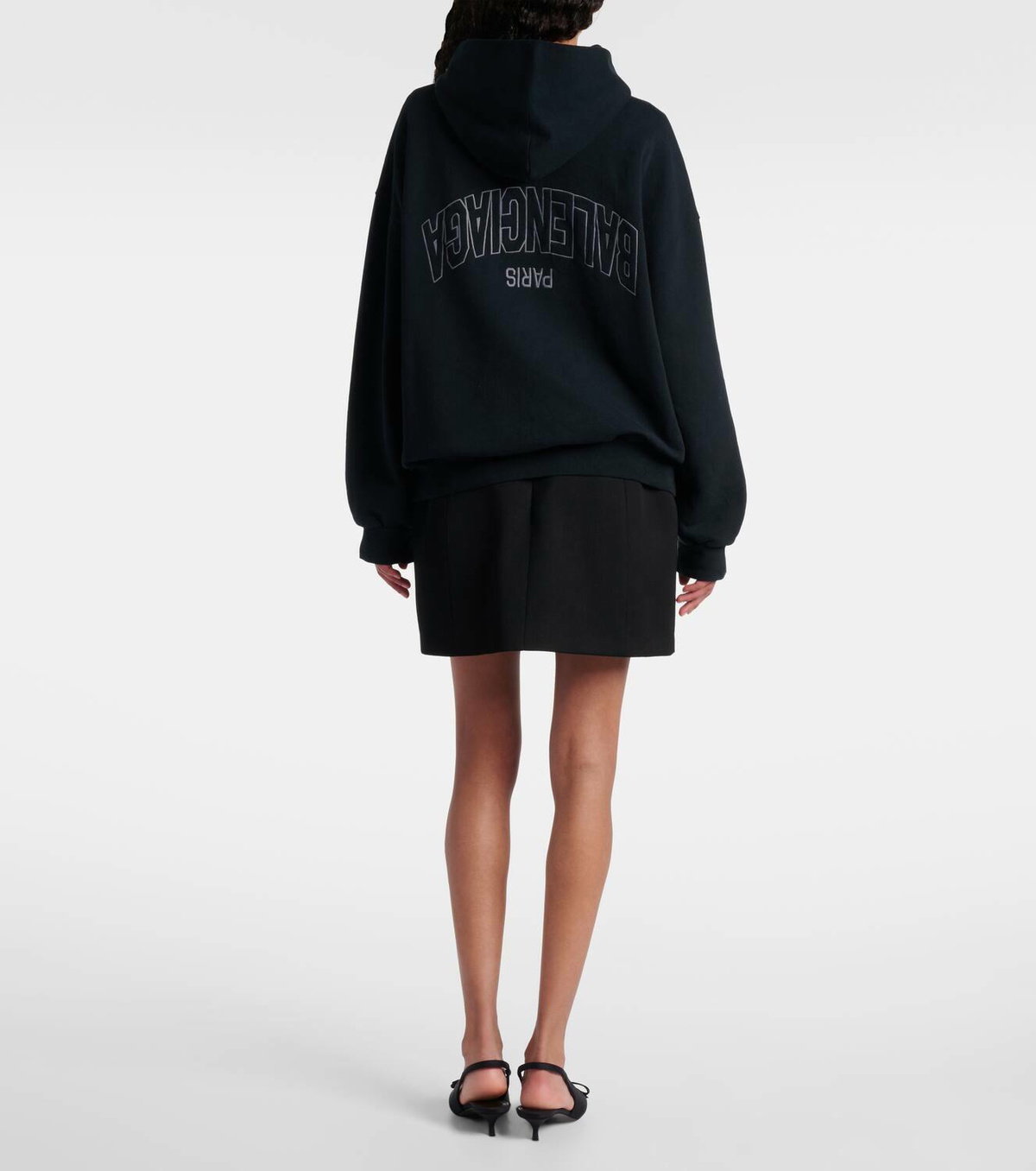 Balenciaga Zip-up cotton hoodie