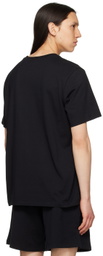 MSGM Black Printed T-Shirt