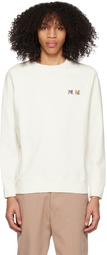 Maison Kitsuné Off-White Double Fox Head Sweatshirt