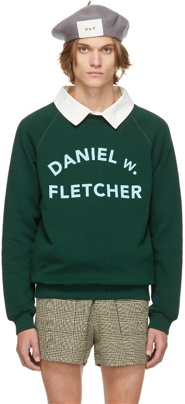 Photo: Daniel W. Fletcher Green College Logo Sweatshirt