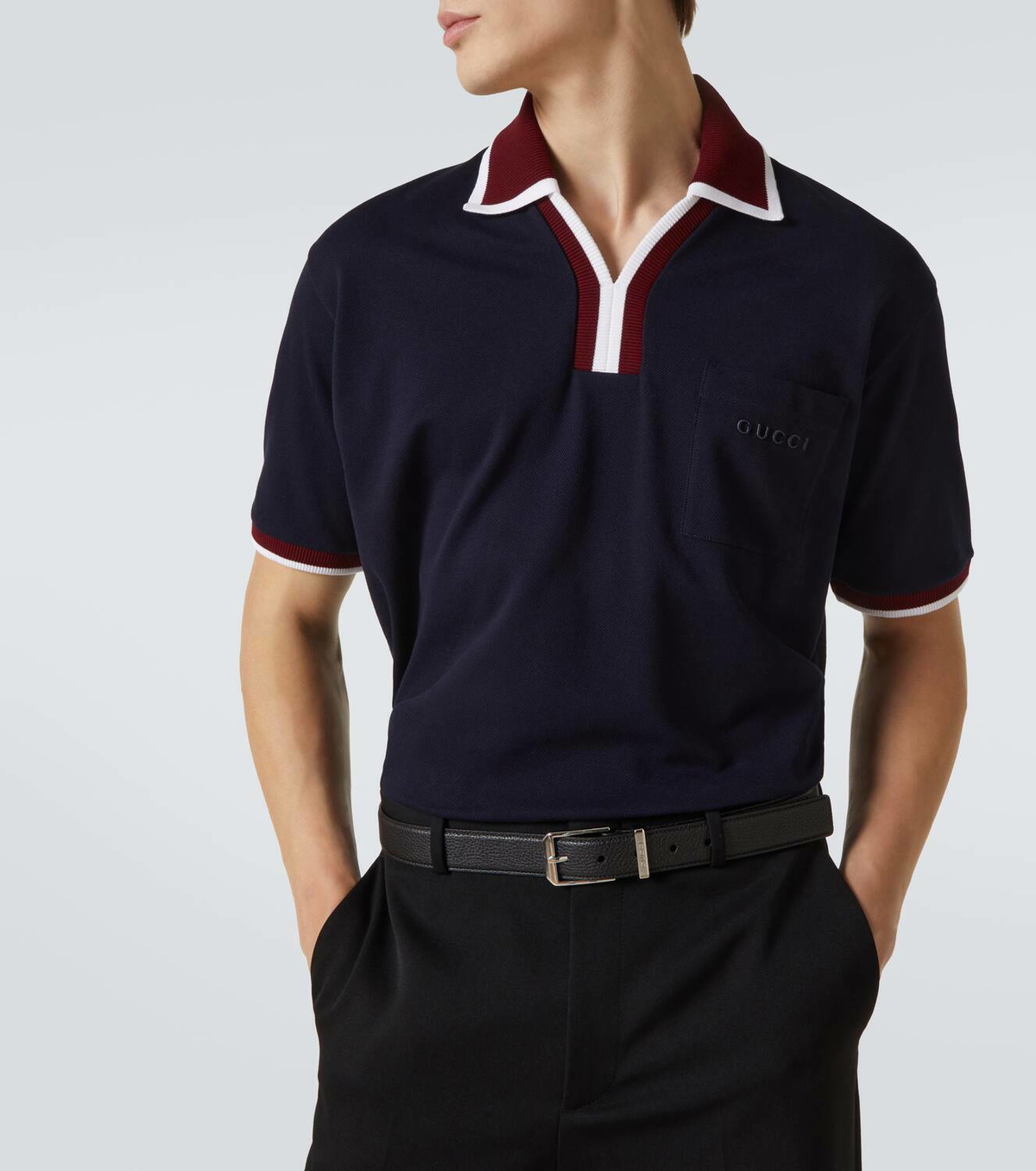 Gucci Cotton piqué polo shirt