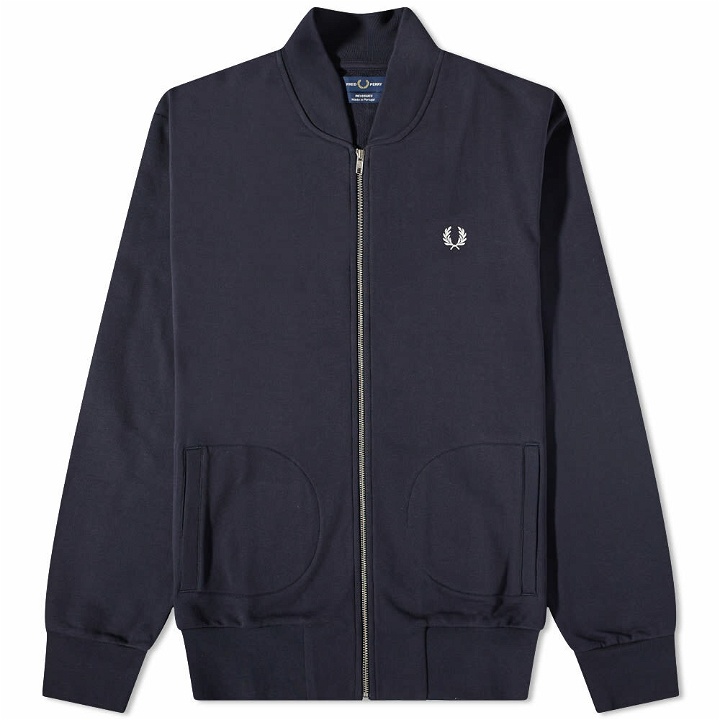 Photo: Fred Perry Men's Loopack Bomber Jacket in Navy