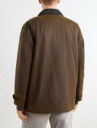 N.PEAL - Waxed-Cotton Jacket - Brown