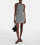 Hunza G Gingham seersucker minidress