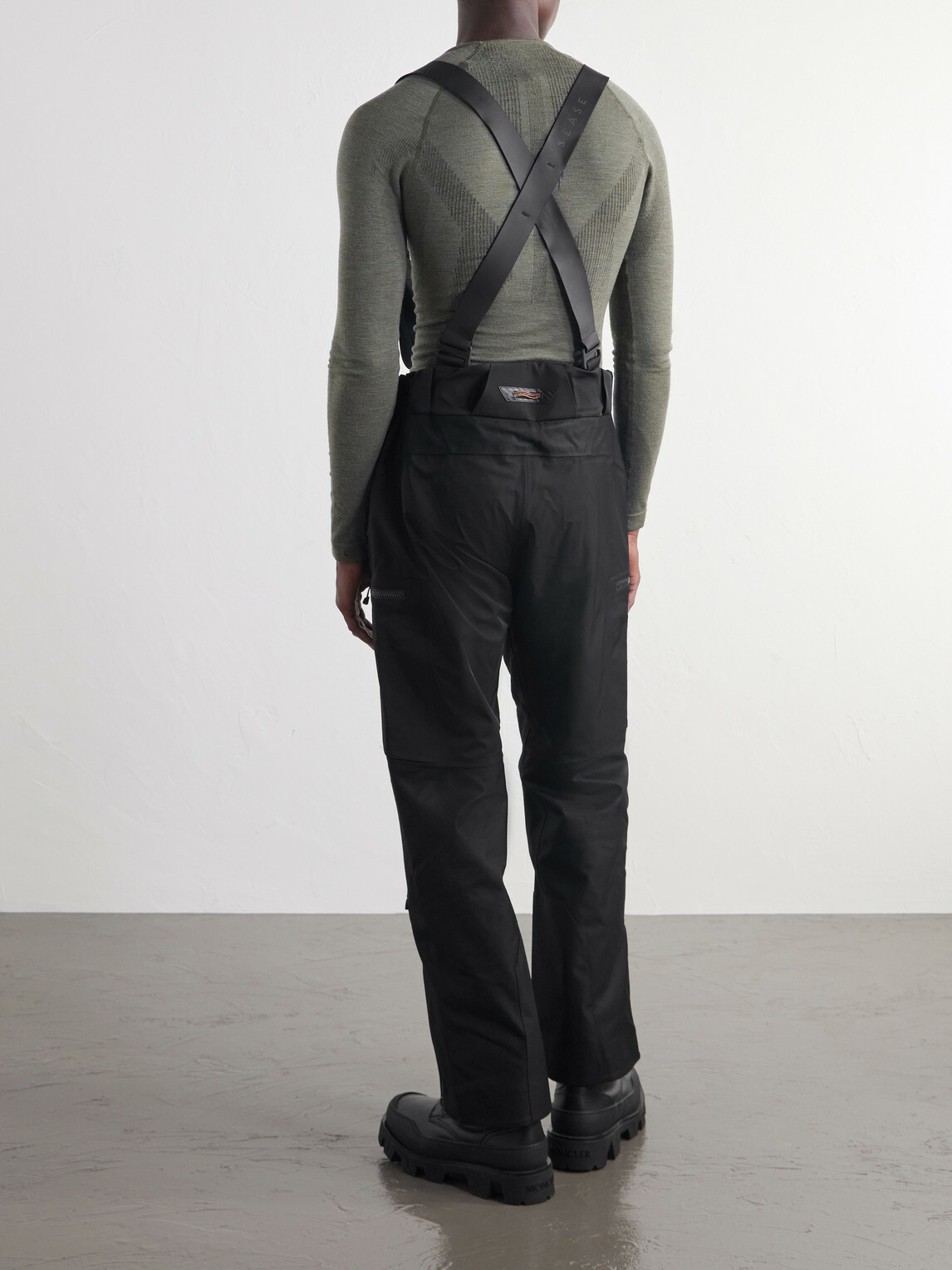 SEASE - Trace 2.0 Shell-Trimmed Coated Wool and Cashmere-Blend Twill Padded Ski Pants - Blue