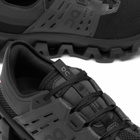ON Men's Cloudswift Amp Sneaker in Black/Black