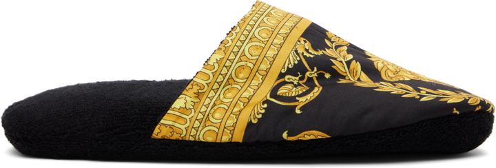 Photo: Versace Black 'I Heart Baroque' Slippers