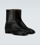 Maison Margiela - Tabi high-ankle leather boots