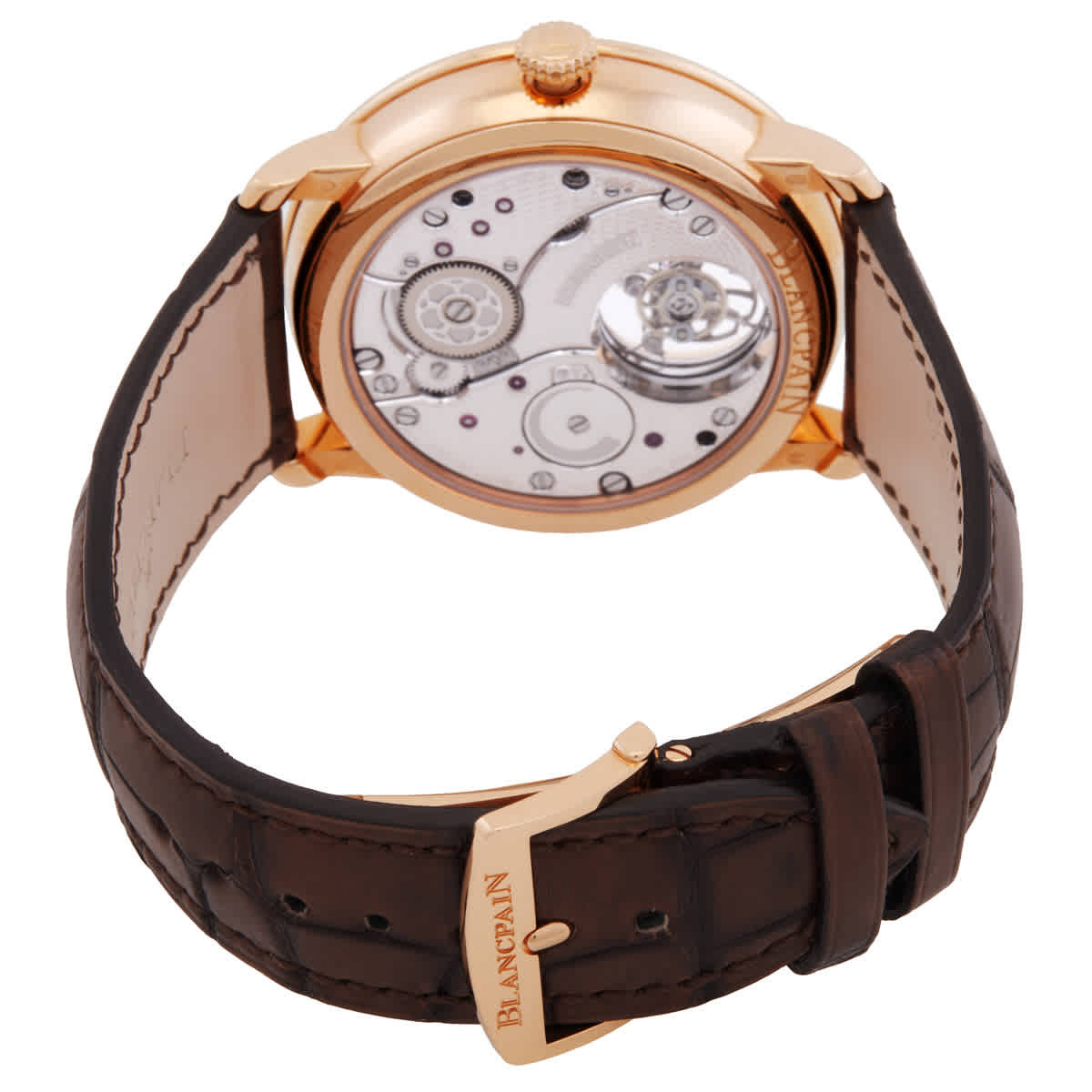 Blancpain Villeret Tourbillon White Dial Mens Watch 66260-3633-55b
