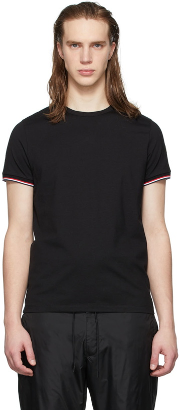 Photo: Moncler Black Slim Fit T-Shirt