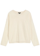 Eileen Fisher Brushed Cashmere Jumper Off White