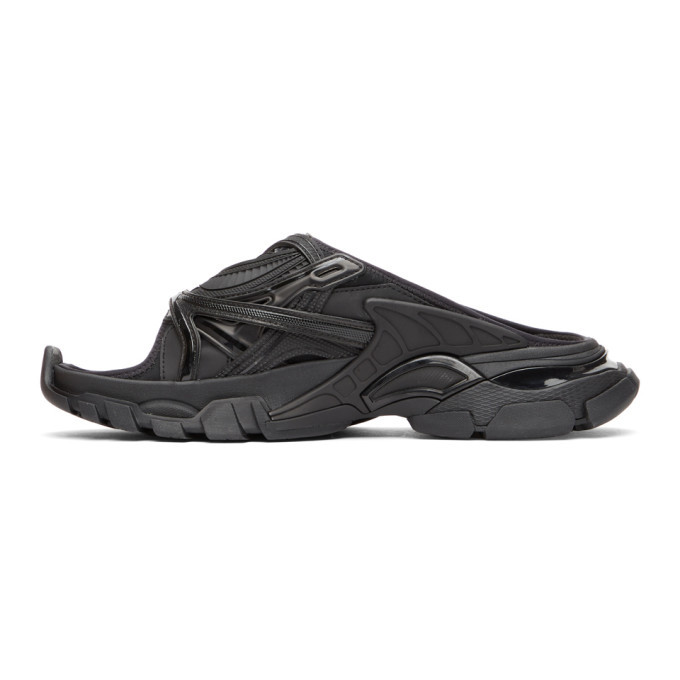 Balenciaga Black Track Slide Sandals Balenciaga