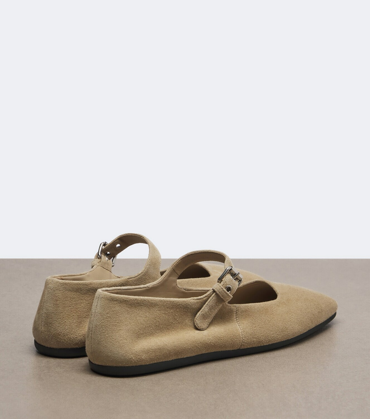 Miu Miu Suede Mary Jane flats