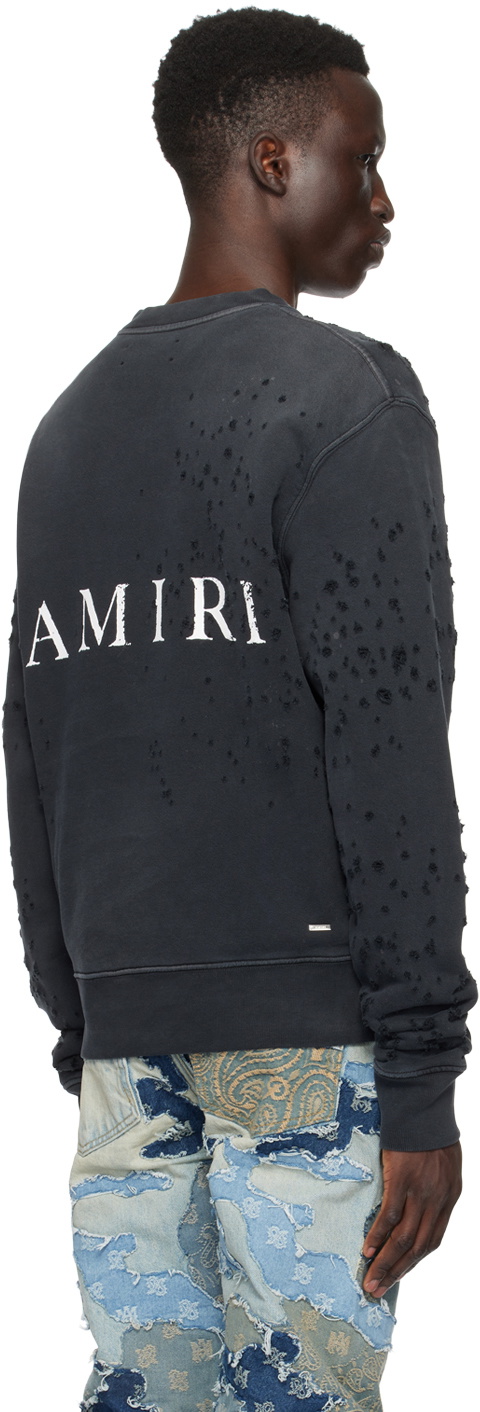 AMIRI Black Shotgun Sweatshirt Amiri