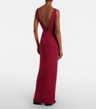Givenchy Asymmetrical draped midi dress