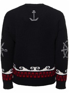 ALANUI - Nautical Wool Knit Crewneck Sweater