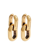 Alexander Mcqueen Peak Chain Hoop Earrings - Gold - One Size