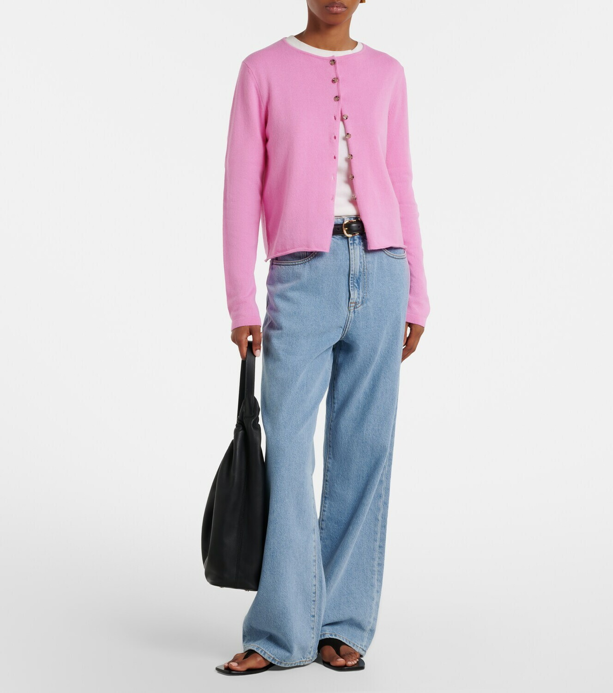 Jardin des Orangers Cotton and cashmere cardigan