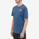 The North Face Men's Redbox T-Shirt in Shady Blue