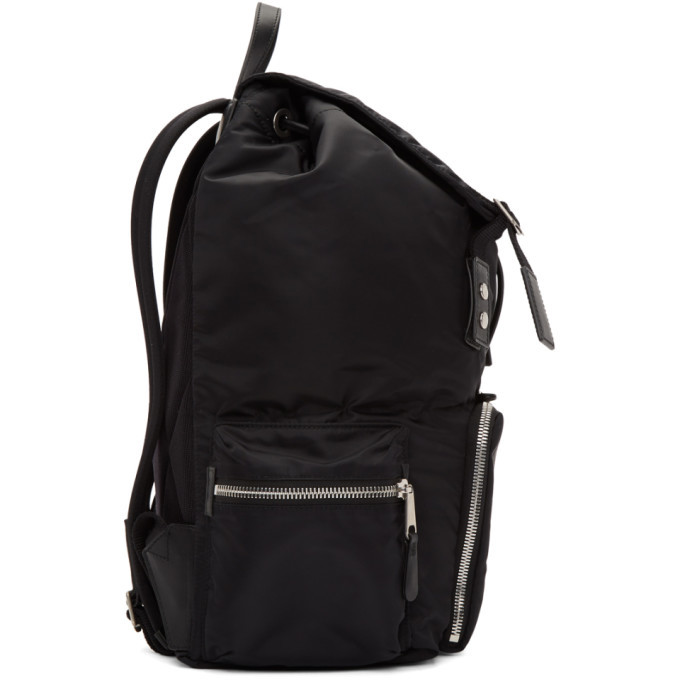 Burberry Black Extra Large Aviator Backpack Burberry display picture 1