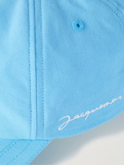 Jacquemus - La Casquette Logo-Embroidered Cotton-Twill Baseball Cap - Blue