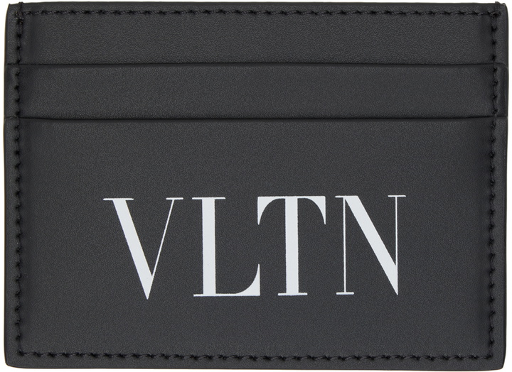 Photo: Valentino Garavani Black 'VLTN' Card Holder