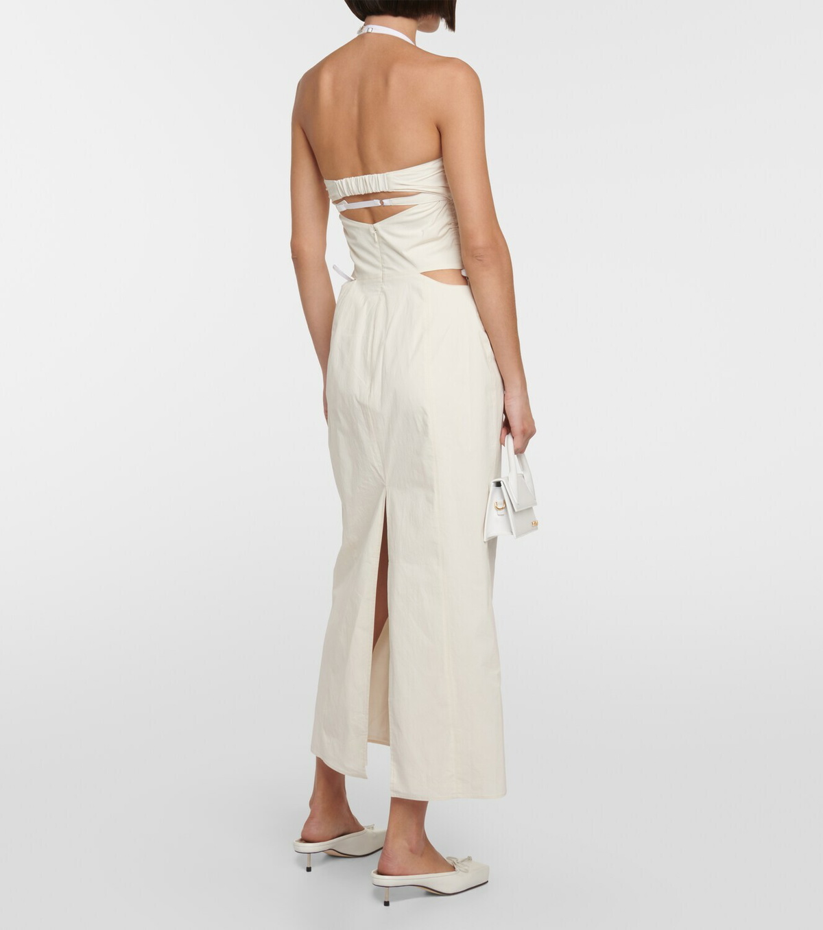 Jacquemus La Robe Ruban cotton-blend midi dress Jacquemus